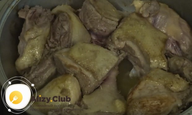 How to cook stewed duck pieces according to the classic recipe