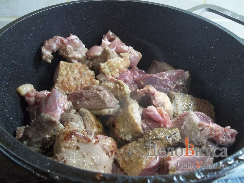 Braised duck in its own juices