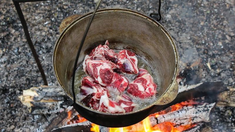 Recipes for cooking in a cauldron