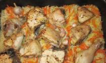 Chicken with rice in the oven - 6 recipes