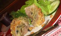 Stuffed meat rolls will amaze your guests