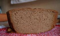 Gerçek Eski Slav çavdar ekşi mayalı ekmek