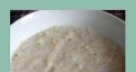 Calorie content and composition of barley porridge